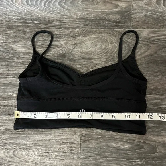 Lululemon Align Sweetheart Bra Light Support A/B Cup Sz 6 Black No Padding - Picture 6 of 6